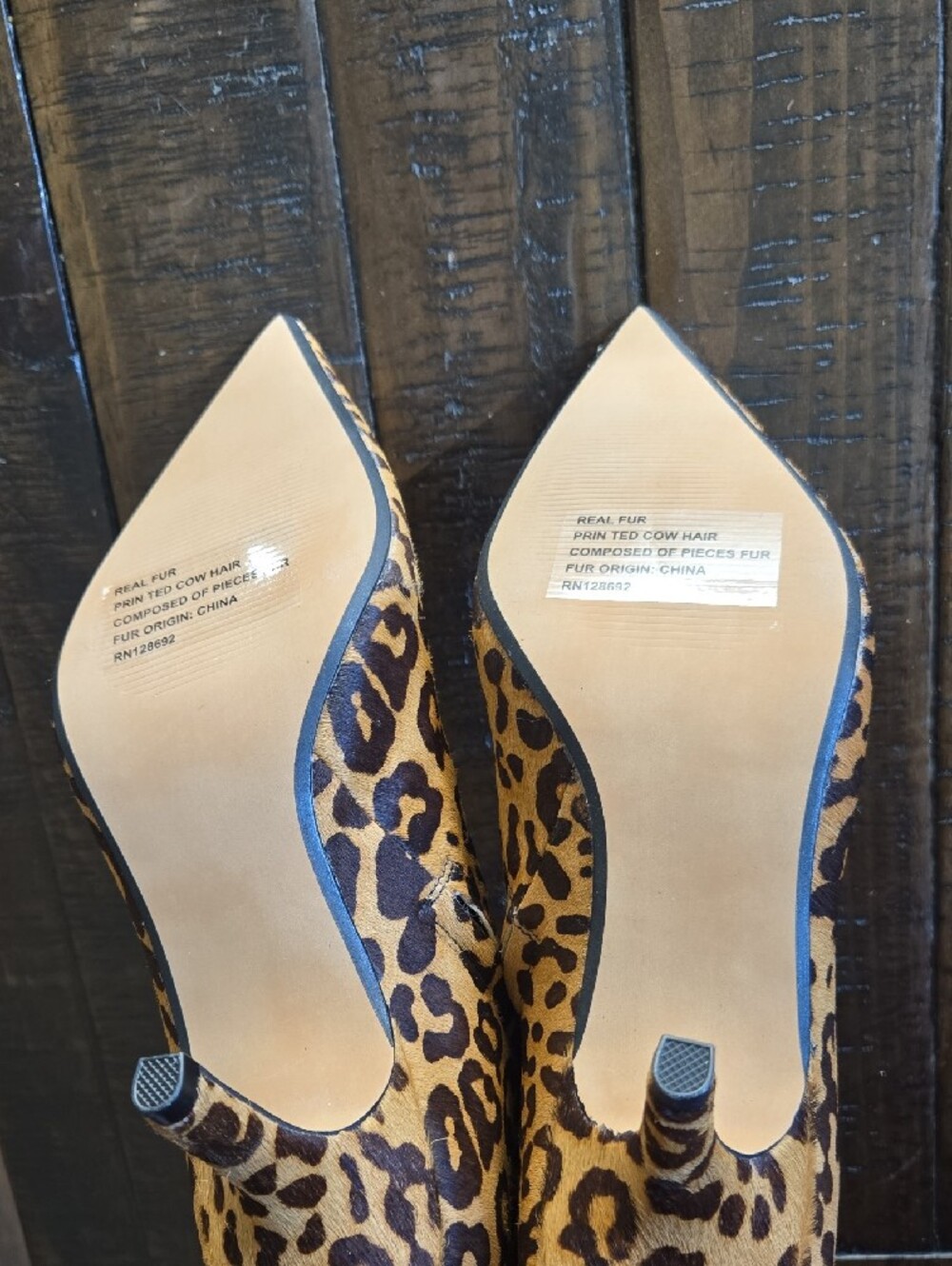 Steve Madden Alston Leopard Boots - Picture 6 of 7